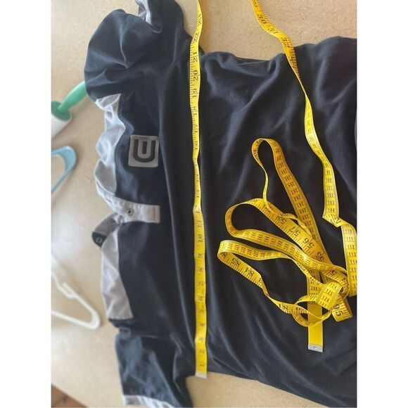 Rockwell Mens Black & Grey Short Sleeve Colorblock Golf Polo Shirt Size Large - Picture 11 of 15